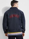 GUESS ORIGINALS DENIM JACKET LOGO ON BACK - ÁO NAM