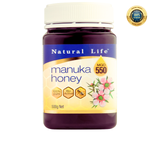 Mật ong thiên nhiên Manuka Honey Natural Life Úc (MGO 550/15+) 500g
