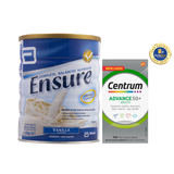 [Special Set] Chăm sóc sức khoẻ người cao tuổi Sữa Ensure & Centrum Advance 50+ (Discount đến 30%)