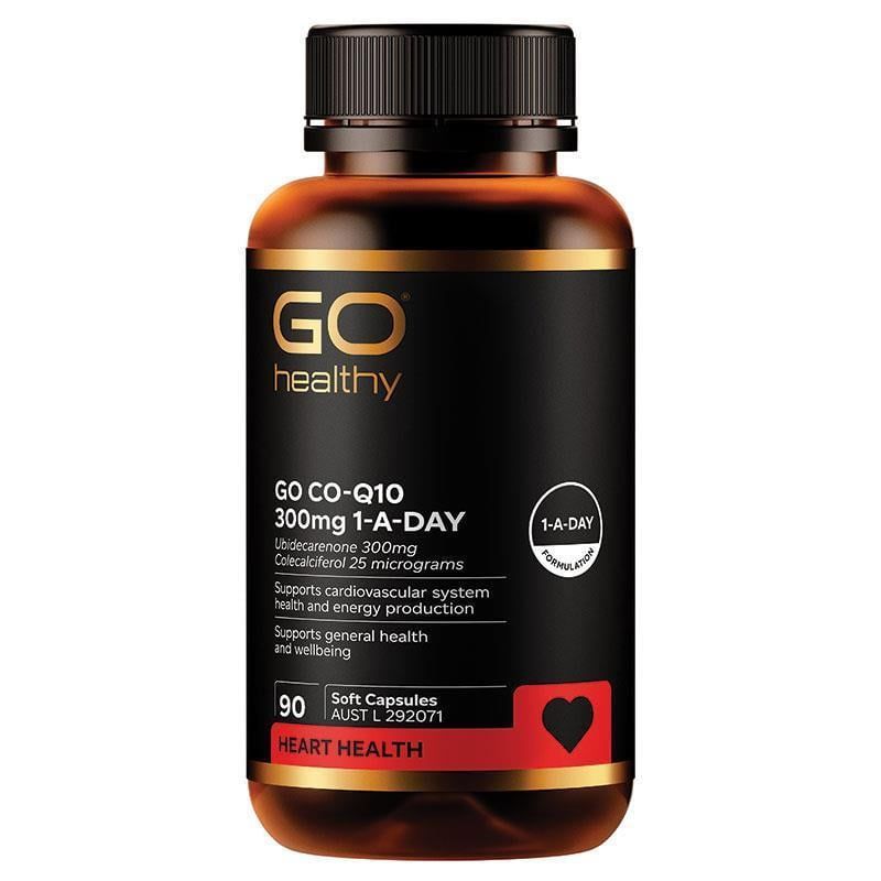 Viên uống bổ tim GO Healthy Co-Q10 300mg 1-A-DAY 90 viên