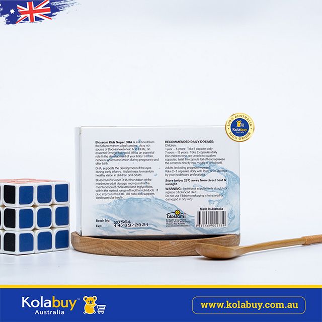 Viên bổ sung DHA cho bé Blossom Health Super DHA (Algal Oil) for Kids 90 viên