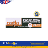 Viên uống hỗ trợ tuần hoàn máu Cartia 100mg của Úc 168 viên