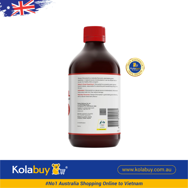 Nước diệp lục vị dâu Swisse Chlorophyll Mixed Berry 500ml