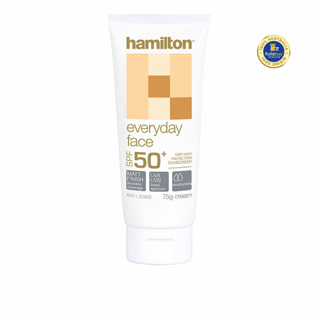 Kem chống nắng Hamilton SPF 50+ Everyday Face Cream 75g