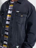 GUESS ORIGINALS DENIM JACKET LOGO ON BACK - ÁO NAM