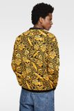 QUILTED JACQUARD SWEATSHIRT