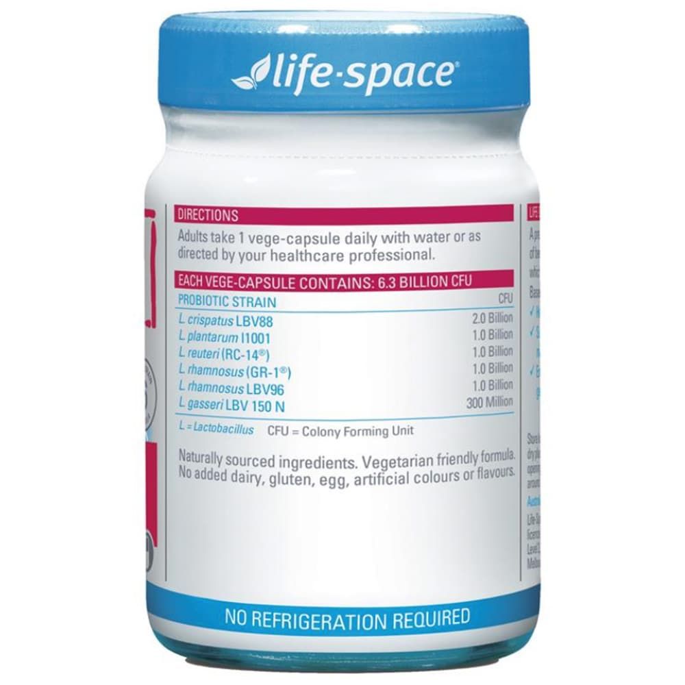 Viên uống vi sinh nội môi cho phụ nữ Life-Space Women's Microflora Probiotic 60 viên