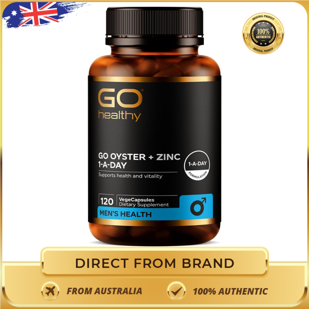 Viên uống Tinh chất Hàu GO Healthy Oyster Plus Zinc 1-A-Day 120 Viên