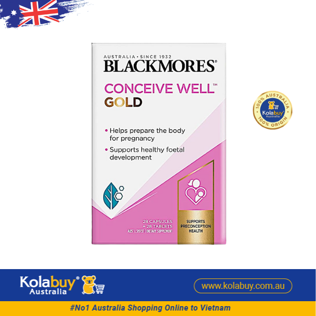 [Special Set] Chăm sóc sức khỏe trước sinh cho nữ Elevit 100v & Bổ trứng Blackmores Conceive Well 56v (Discount đến 30%)