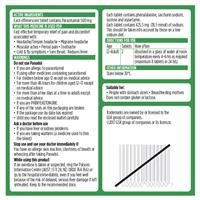 Viên sủi Panadol Rapid Soluble Paracetamol Pain Relief Tablets 500mg 20