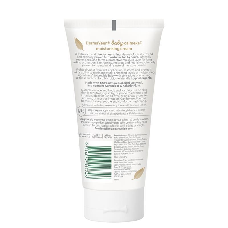 Kem dưỡng ẩm cho bé DermaVeen Baby Calmexa Extra Rich Moisturising Cream 150g