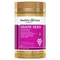 Viên uống bổ máu tinh chất nho Healthy Care Grape Seed Extract 12000 Gold Jar 300 viên