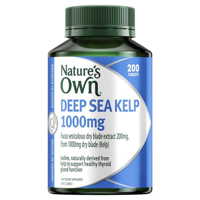 Viên uống tảo biển Nature's Own Kelp 1000mg 200 Viên