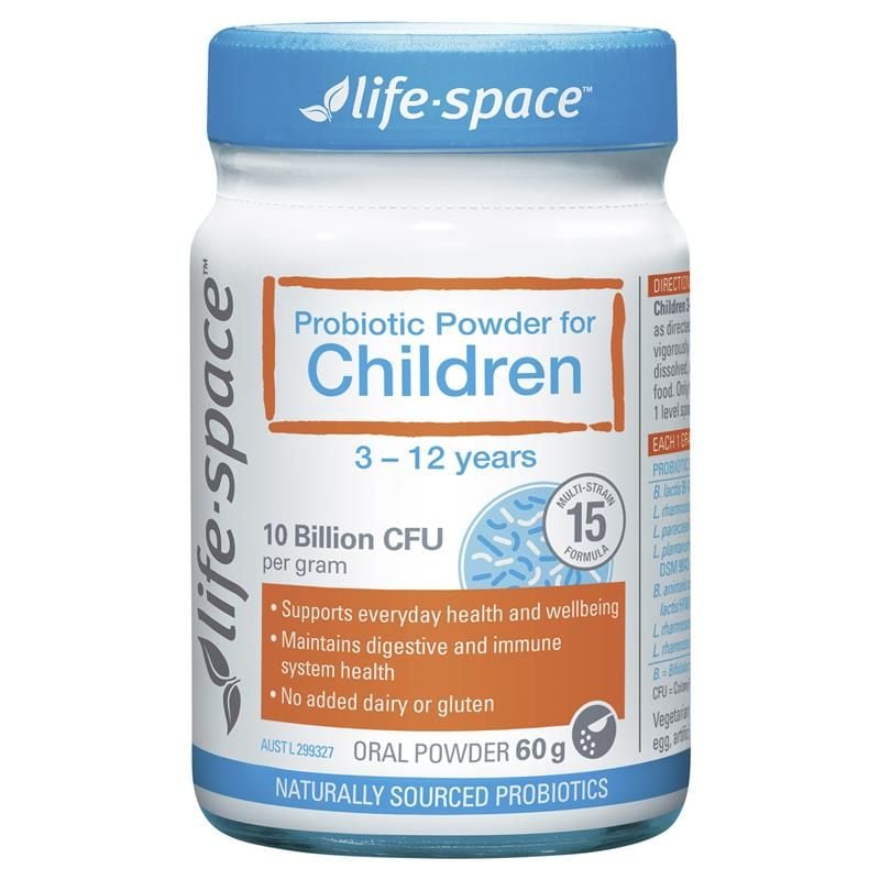 Men vi sinh cho trẻ 3-12 tuổi Life-Space Probiotic Powder for Children 60g