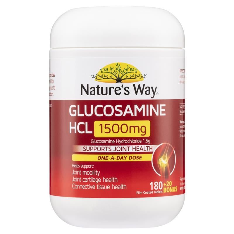 Viên uống Nature’s Way Glucosamine HCL 1500mg 180 viên