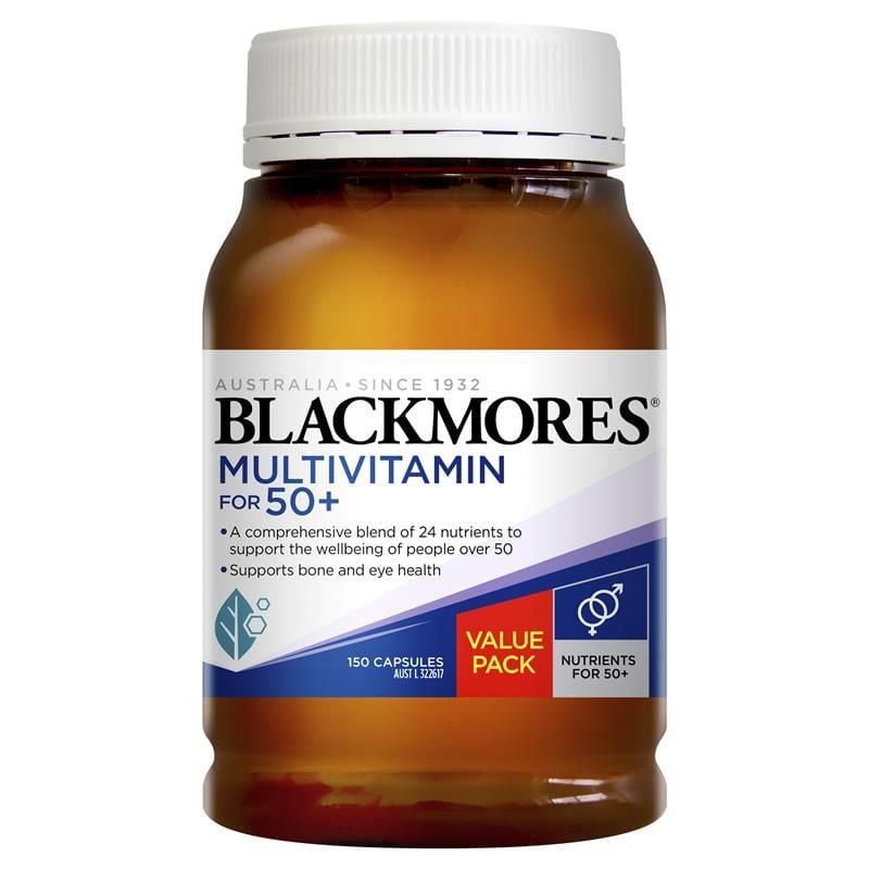 Blackmores Multivitamin for 50+ 150 Capsules Exclusive