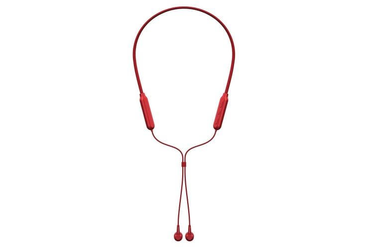 Pioneer In-Ear Bluetooth Flexible Neck Band w/ Mic/Volume - Red