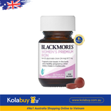 Viên uống bổ sung Sắt bầu Úc Blackmores Iron 30 viên