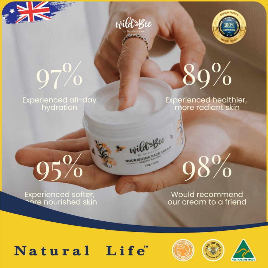 Kem dưỡng da mặt Wild Bee Nourishing Face Cream 100g