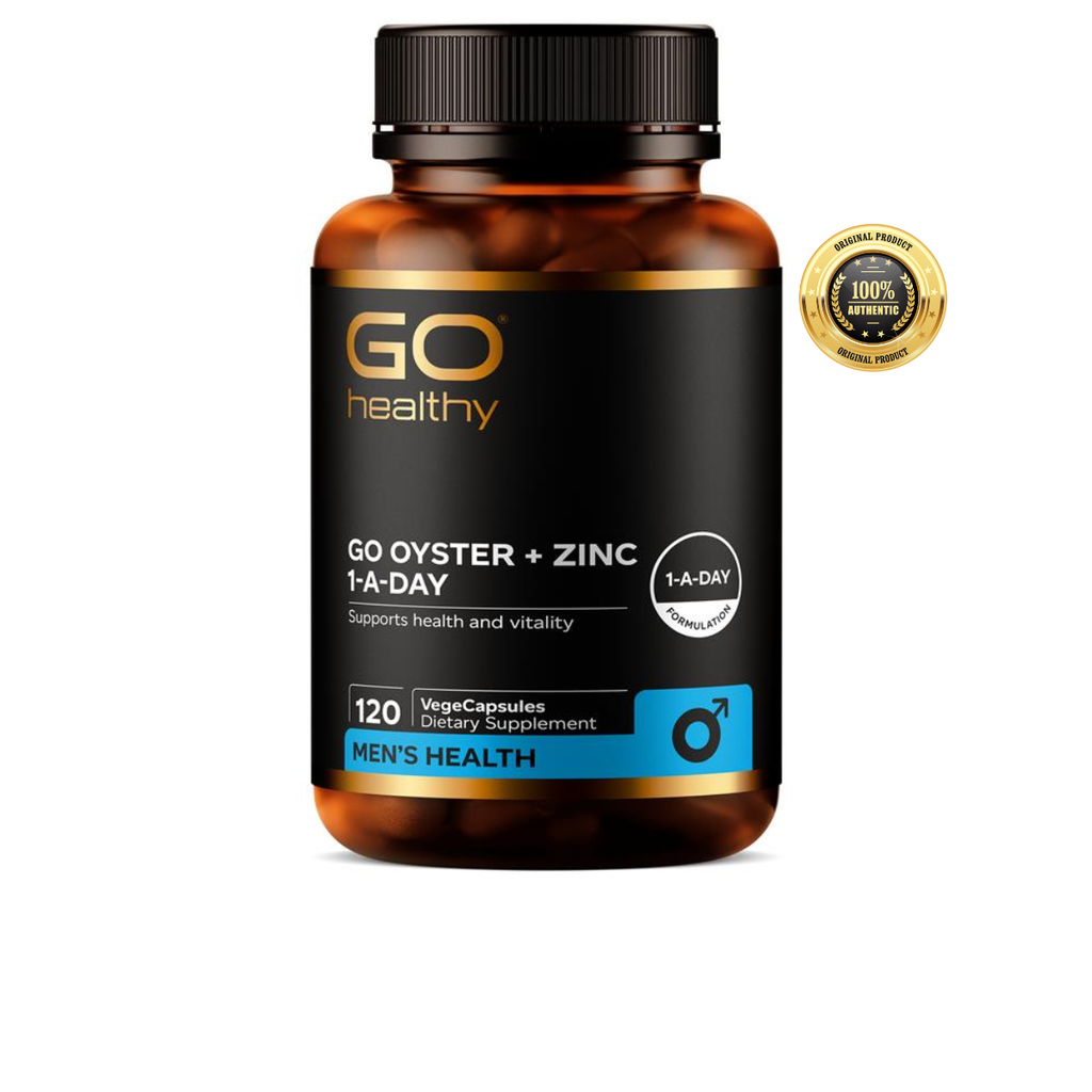 Viên uống Tinh chất Hàu GO Healthy Oyster Plus Zinc 1-A-Day 120 Viên