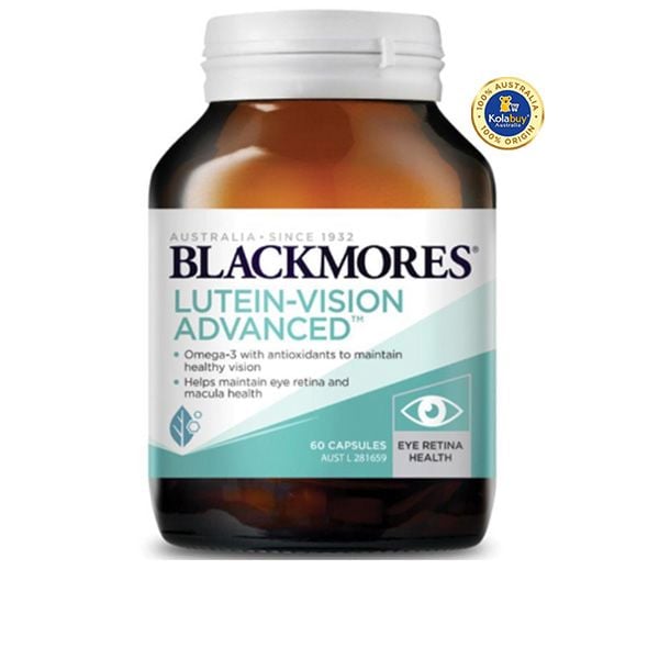 Viên uống bổ mắt Blackmores Lutein Vision Advanced 60 viên