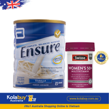 [Special Set] Chăm sóc sức khoẻ phụ nữ cao tuổi Sữa Ensure & Swisse Women Ultivite 50+ (Discount đến 30%)