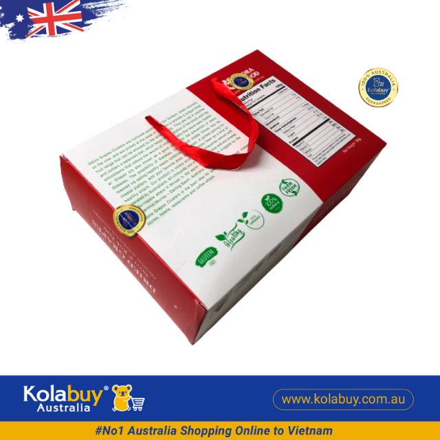 Crimson 1kg - Ausara nho khô nguyên cành Úc - Hộp quà 1kg