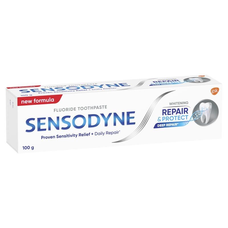 Kem đánh răng Sensodyne Sensitive Teeth Pain Repair & Protect Whitening Toothpaste 100g