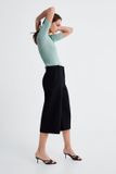 METALLIC THREAD POLO SWEATER- Áo Thun Nữ