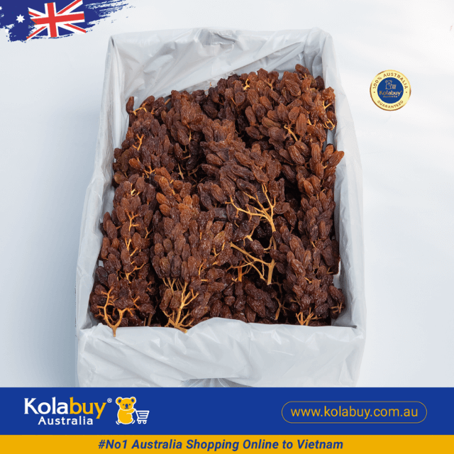 Crimson 4kg - Ausara nho khô nguyên cành Úc - Thùng 4kg
