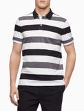 SHORT SLEEVE STRIPE POLO