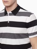 SHORT SLEEVE STRIPE POLO