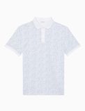 SHORT SLEEVE MICRO DOT PRINT POLO
