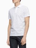 SHORT SLEEVE MICRO DOT PRINT POLO