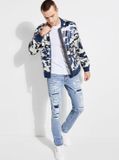 SKINNY JEANS WITH ABRASIANS - QUẦN NAM