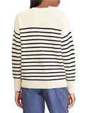 Button-Shoulder Wool Sweater