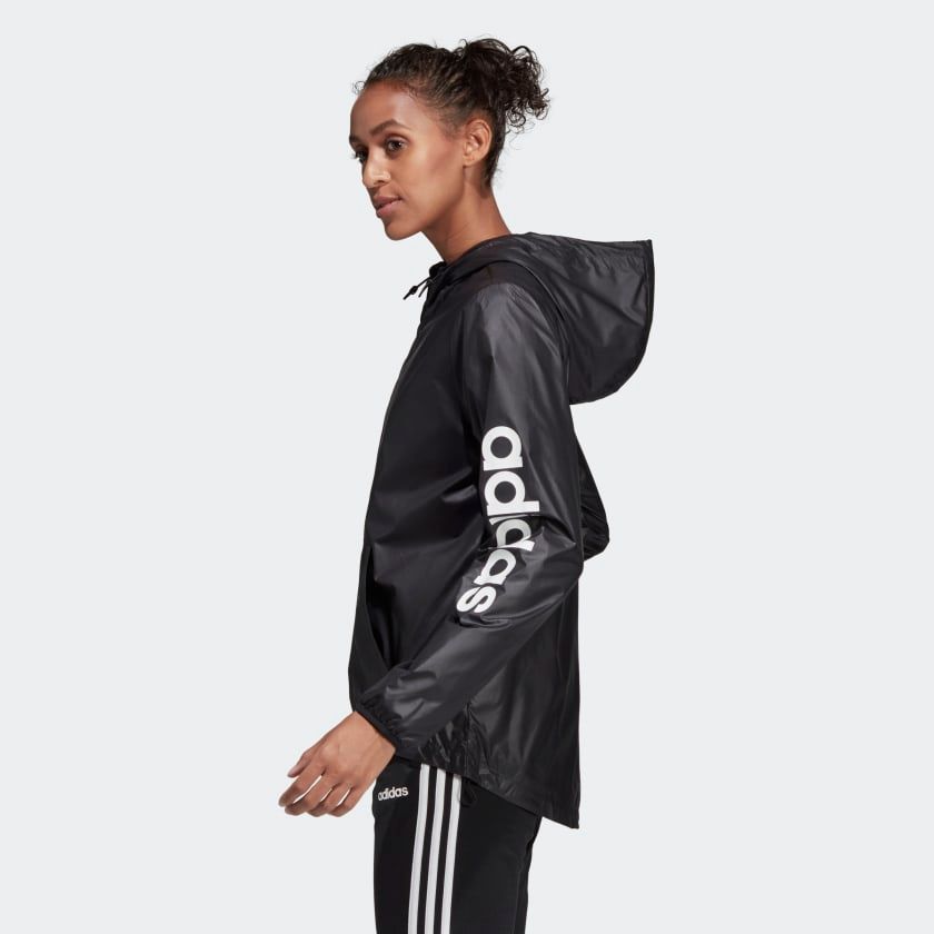 ESSENTIALS LINEAR WINDBREAKER - ÁO NỮ ADIDAS