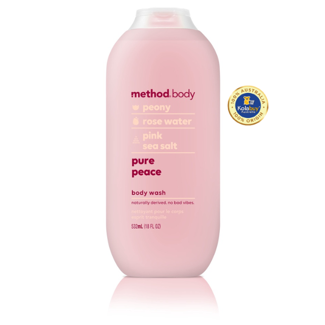 Dầu Tắm Method Màu Hồng Body Wash Pure Peace 532ml
