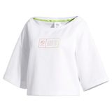 PUMA X SELENA GOMEZ CROPPED SHORT SLEEVE WOMEN'S SWEATER