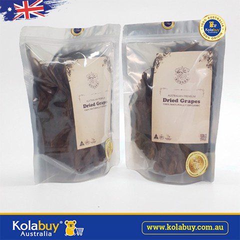 Thompson 1kg (No box) - Ausara nho khô nguyên cành Úc 1kg (không hộp)