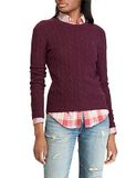 Cable Wool Crewneck Sweater