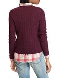 Cable Wool Crewneck Sweater