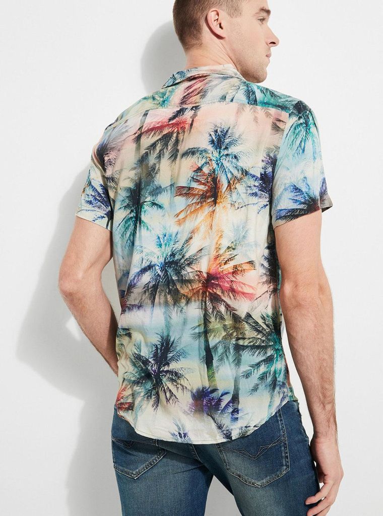 PALM PRINT SHIRT - ÁO NAM