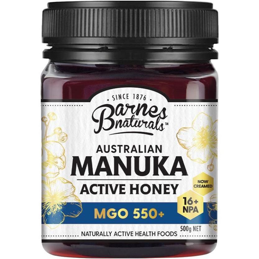 Barnes Naturals Australian Manuka Honey 500g MGO 550+