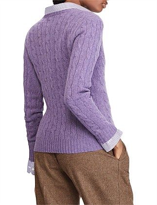 Cable Wool-Cashmere Sweater