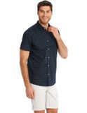 Peru Geo Print Short Sleeve Relaxed Shirt