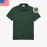 Lacoste Men's Smart Paris Stretch Cotton Piqué Polo Shirt - Green