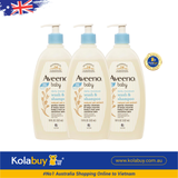 Sữa tắm gội cho bé của Úc Aveeno Baby Daily Moisture Lightly Scented Wash & Shampoo 532mL