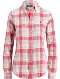 Classic Fit Plaid Cotton Shirt