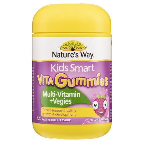 Viên nhai Nature's Way Kids Smart Vita Gummies Multi-Vitamin + Vegies 120 viên